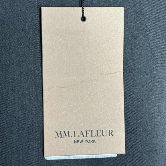 MM LaFleur "The Annie Dress" V-Neck Sleeveless A-Line - Gray - 10 - Picture 9 of 12